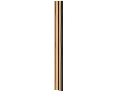 Akustické lamelové panely mdf 7.9×94.5 inch svetlý dub proti hluku
