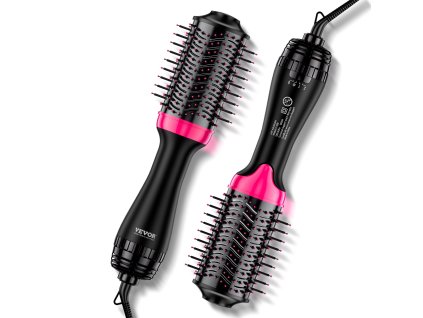 Fénová kefa 4 v 1, 65 mm keramický oválny valec, ionizácia, 3 stupne