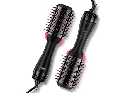 Iónová 4 v 1 sušička-kefa so 75 mm keramickým oválnym valcom 3 stupne