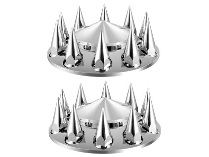 Predné kryty nápravy pre kamión s ostňami a krytmi matíc, abs, sada