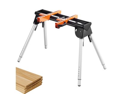 Stojan na pokosovú pílu oceľový, nosnosť 330lbs, výška 29.1"-32.9"