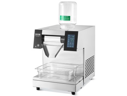 Stroj na snehový ľad 573LBS/24H nerez elektrický vzduchové chladenie