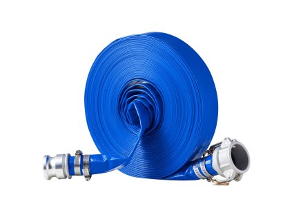 Preplachová hadica 38 mm (1.5 in) × 30.5 m (100 ft), pvc, s camlock