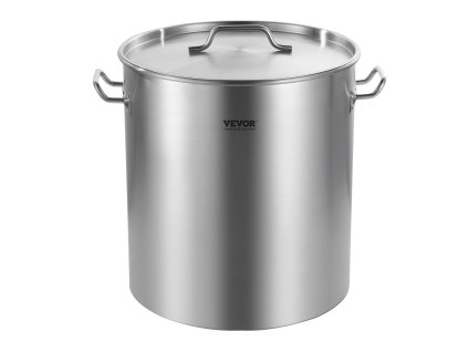 Nerezový hrniec 54 l s košom, pokrievkou a rukoväťou pre veľké akcie