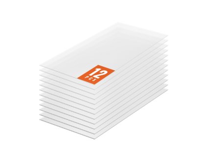 Polykarbonátové trapézové panely 12 ks 2'×4'×0.24'' uv vodotesné