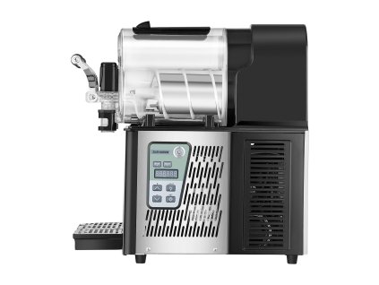 Stroj na mrazené nápoje dvojitá nádrž 2×3 l, 24 pohárov, nerezový