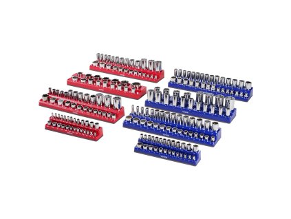 Magnetický držiak nástrčných hlavíc 8 ks, 1/4'',3/8'',1/2'', až 199 ks