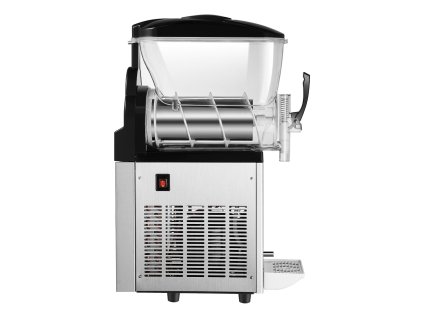 Stroj na slushy 12L jednokomorový 48 pohárov nerezová oceľ do baru