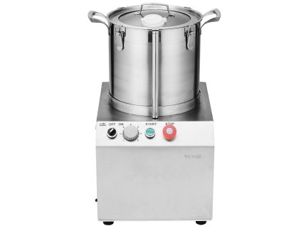 Kuchynský sekáč 15L nerez 2 s-tvarované čepele na zeleninu, ovocie