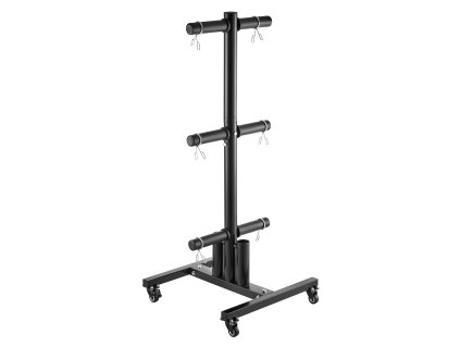 Stojan na olympijské kotúče pre 2-inch, nosnosť 1000 lbs, s kolieskami