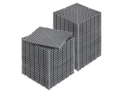 Prepojiteľná drenážna podložka 12”×12”, 50 ks, protišmyková pp