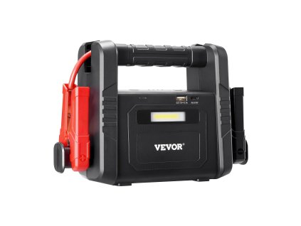 Prenosný štartovací booster 4000A, 88.8Wh, kompresor, lcd, led, káble