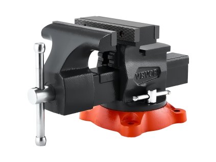 Stolný zverák 140/140 mm, hĺbka 71 mm, 360° otočný, čeľuste na rúrky