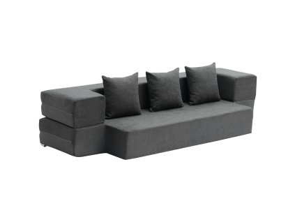 Rozkladacia pohovka posteľ twin, 25D pamäťová pena, prateľný poťah