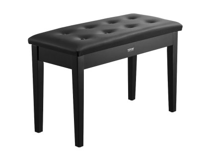 Stolička k pianu s úložným priestorom, čalúnené sedadlo 750×355×490mm