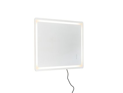 Zrkadlo kúpeľňové 70×100 cm, led obojstranné, 3 teploty, na stenu