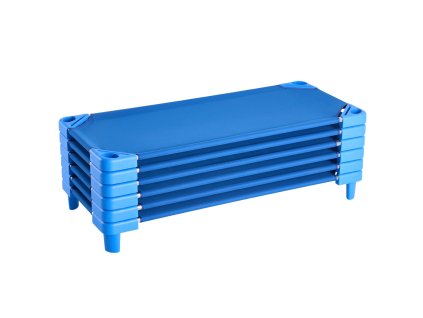 Stohovateľné prenosné lehátka pre deti 6 ks 52"×23" štandard