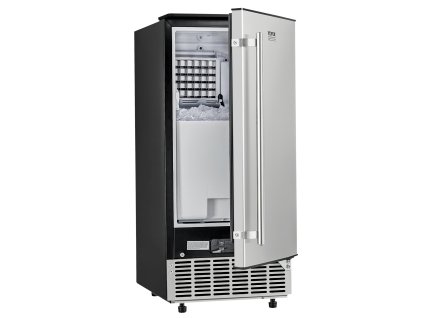 Zabudovateľný výrobník ľadu 80 Lbs/Day nerez reverzné dvere s odtokom