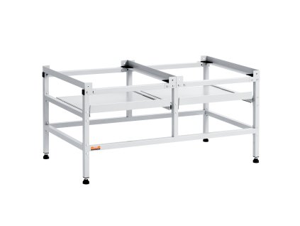 Podstavec pod práčku 48.5×25" 590LBS, dvojité tácky, 4 nohy, oceľ