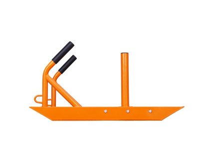 Posilňovací sanec na 1" a 2" kotúče, oceľová konštrukcia s rukoväťou