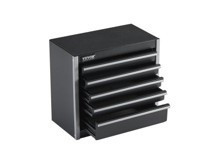 Kovová skrinka na náradie 8.6" 5 zásuviek, eva vložky, pp nožičky