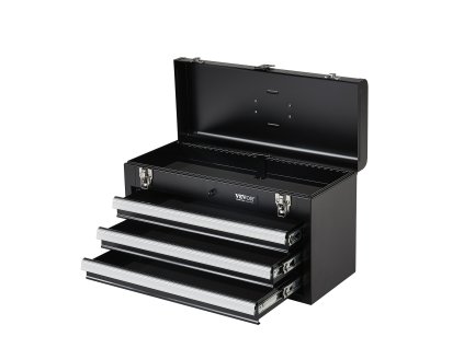 Kovový box na náradie 20.5-inch, 3 zásuvky, guľôčkové pojazdy, zámok