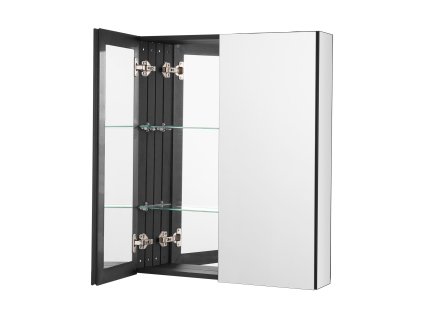 Lieková skrinka so zrkadlom 26×30 inch, 2 police, hliník