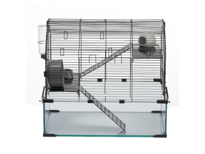Klietka pre škrečky 360° priehľadná ventilovaná 22.8×15×21.3 in