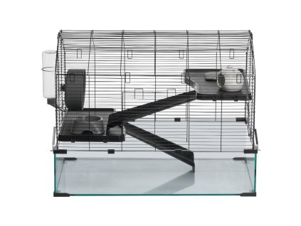 Klietka pre malé zvieratá 29.5×17.3×24 in, priehľadná, ventilovaná
