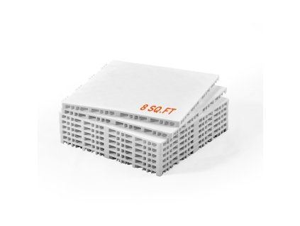 Podlahové dielce pre dryland hokejový tréning 12×12 in, 8 ks, 8 sq. ft