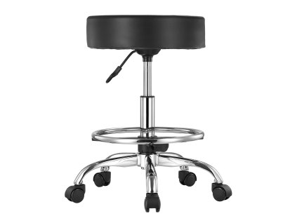 Otočná stolička na kolieskach, výškovo nastaviteľná, nosnosť 450 LBS