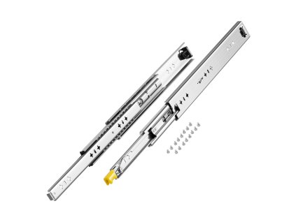 Zásuvkové lišty 1 pár plné vysunutie, uzamykateľné, 250 lbs, 16–60 in