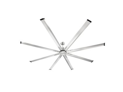 Stropný ventilátor 244 cm, 8 hliníkových listov, 6 rýchlostí, dc motor