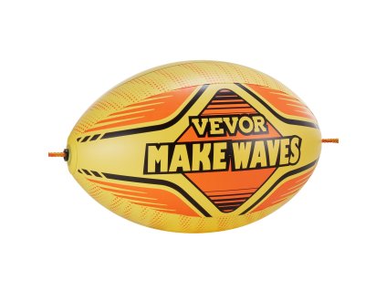 Vlečná nafukovacia lopta z hrubého pvc, pevné lano, ventil, pre lode