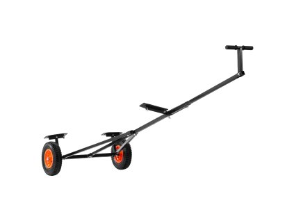 Vozík pre loď 420lbs nosnosť, oceľ, nastaviteľná, 15.7 in pneumatiky