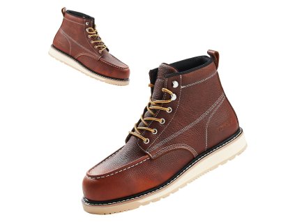 Pracovné topánky s oceľovou špicou uk 9.5, vodeodolné, protišmykové