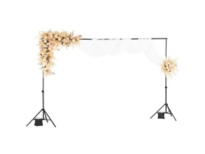 Stojan na pozadie nastaviteľný 6.5×10 ft, prenosný, 5 priečok