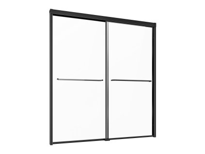 Sprchové posuvné dvere na vaňu 56-60×60 in polorámové 1/4 in sklo