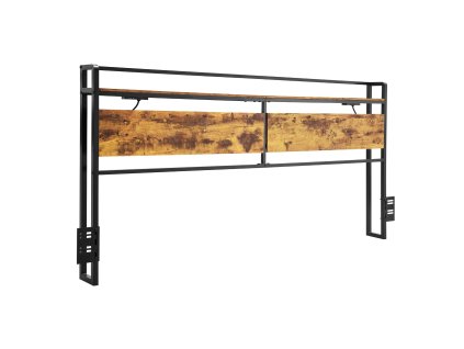 Čelo postele king size, nastaviteľná výška, polica, zásuvka a USB port