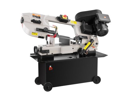 Pásová píla na kov 178×305 mm (7×12 in), 1,1 kW, 220 V, 0–45°