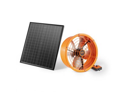 Solárny ventilátor na štít 14 Inch, 1300 CFM, termostat, 1850 Sq.Ft