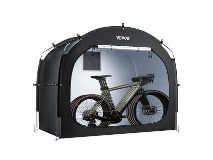 Stan na bicykle 4–5 ks, nepremokavý, s oknom a sklolaminátovými prútmi