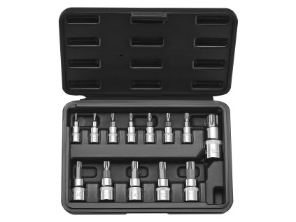 Sada torx nástrčných kľúčov 13 ks t8–t60 s2/cr‑v 1/4 in 3/8 in 1/2 in
