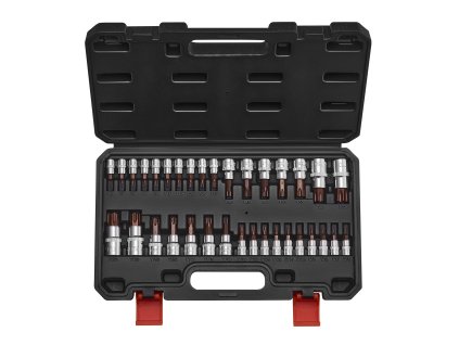 Sada torx bitov a hlavíc 34 dielov t6–t70 s2/cr‑v 1/4/3/8/1/2 in