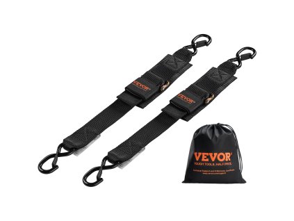 Upínacie pásy s račňou 2 in × 2 ft, 1500 lbs, 2 ks, s háky so zámkom