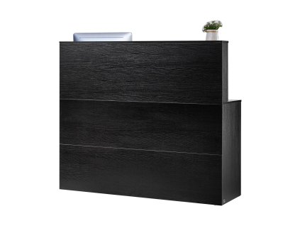Recepčný pult v tvare l 55.12×31.50×47.24 in s zásuvkou a výsuvom