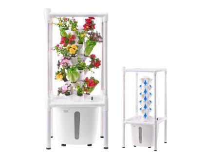 Vertikálny hydroponický systém 30 miest 6 patier s led a čerpadlom