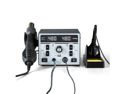 Spájkovačka 2v1 s horúcim vzduchom 820W 5V USB 3 trysky/5 hrotov