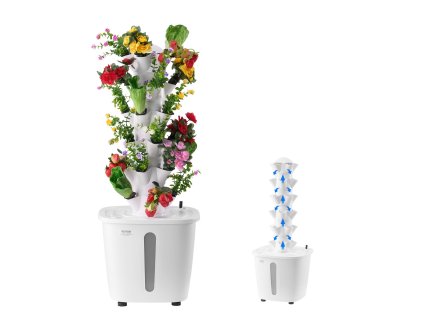 Vertikálny hydroponický systém 30 zásobníkov, 6 poschodí, s čerpadlom