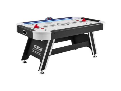 Vzduchový hokejový stôl s led a elektronickým skóre, 2 puky, 2 pálky